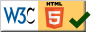 Nuestro sitio cumple con los estandares W3C para HTML5